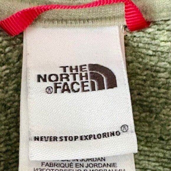 The North Face Shawl Collar 2-Button Fleece Lined Sweater  - Olive/Gray  - L - Picture 8 of 12